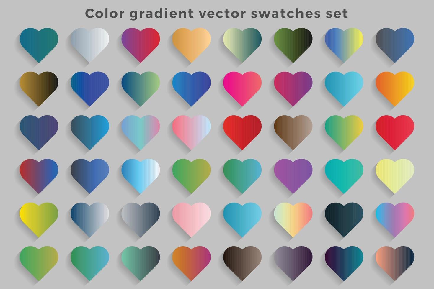 Colorful gradient background bright smooth vibrant set vector