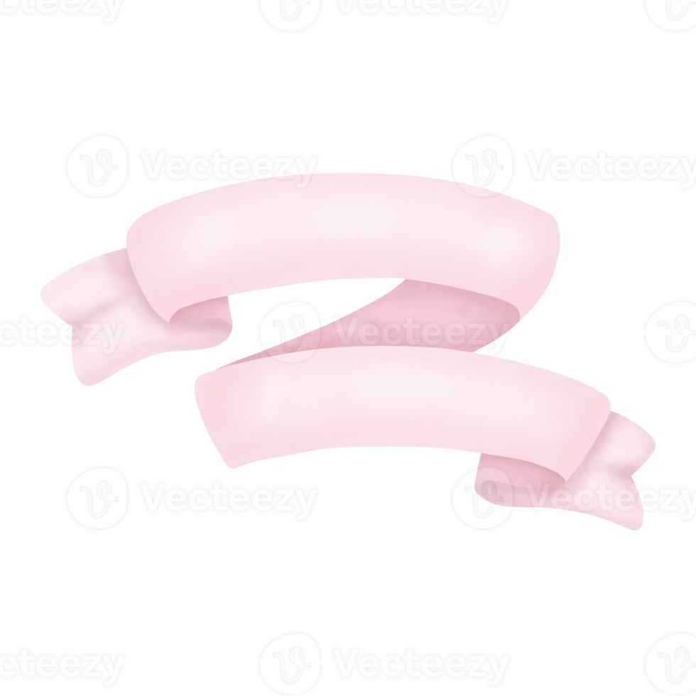 Watercolor Cute Ribbon png