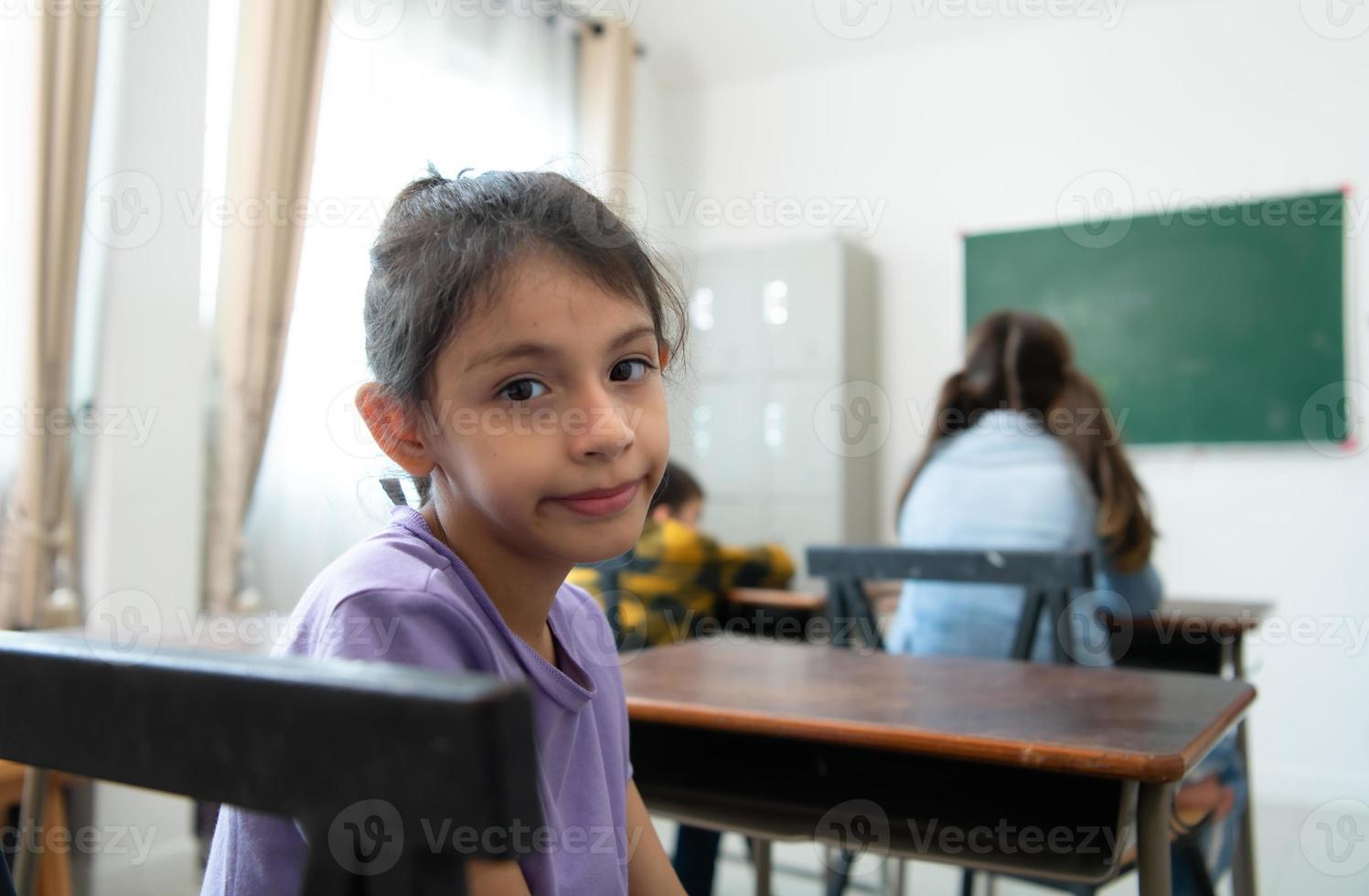 A group of students from an international school that promotes creativity photo