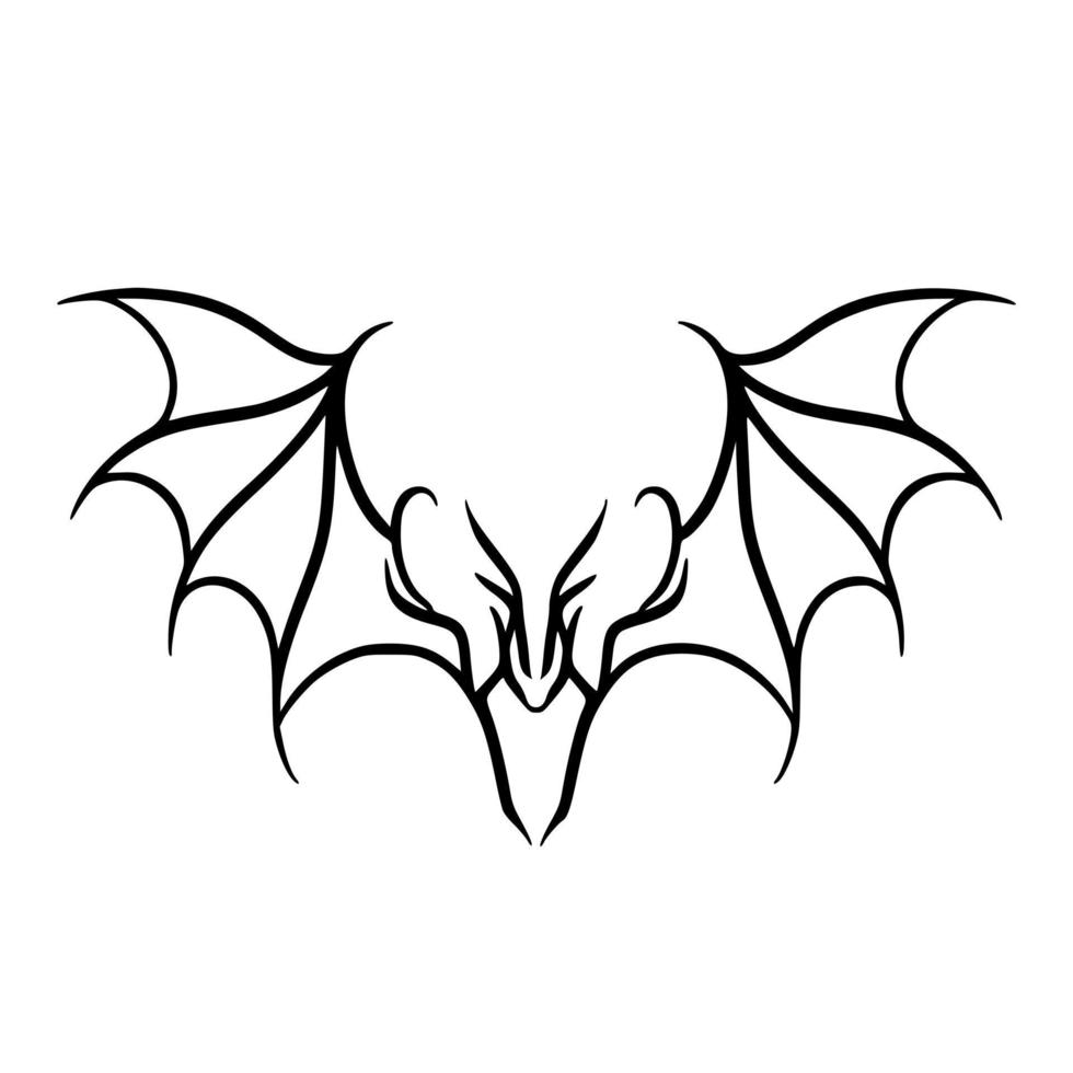 Bat shadow art 22961973 Vector Art at Vecteezy