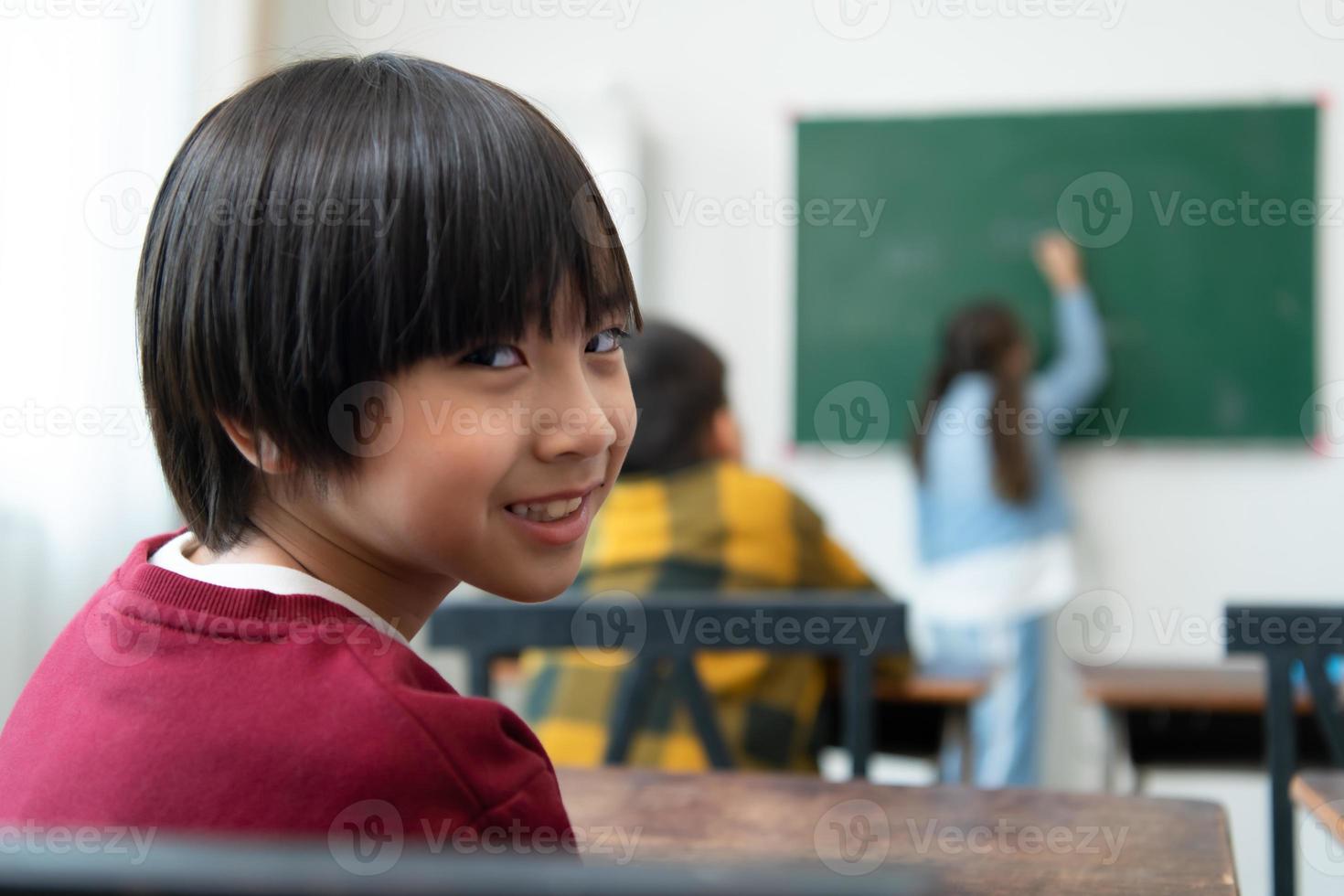 A group of students from an international school that promotes creativity photo