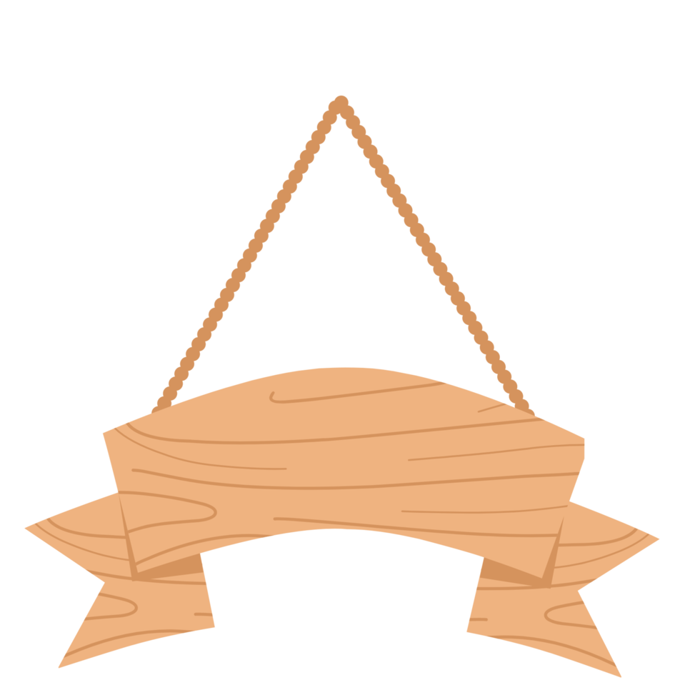 hangende houten plank png