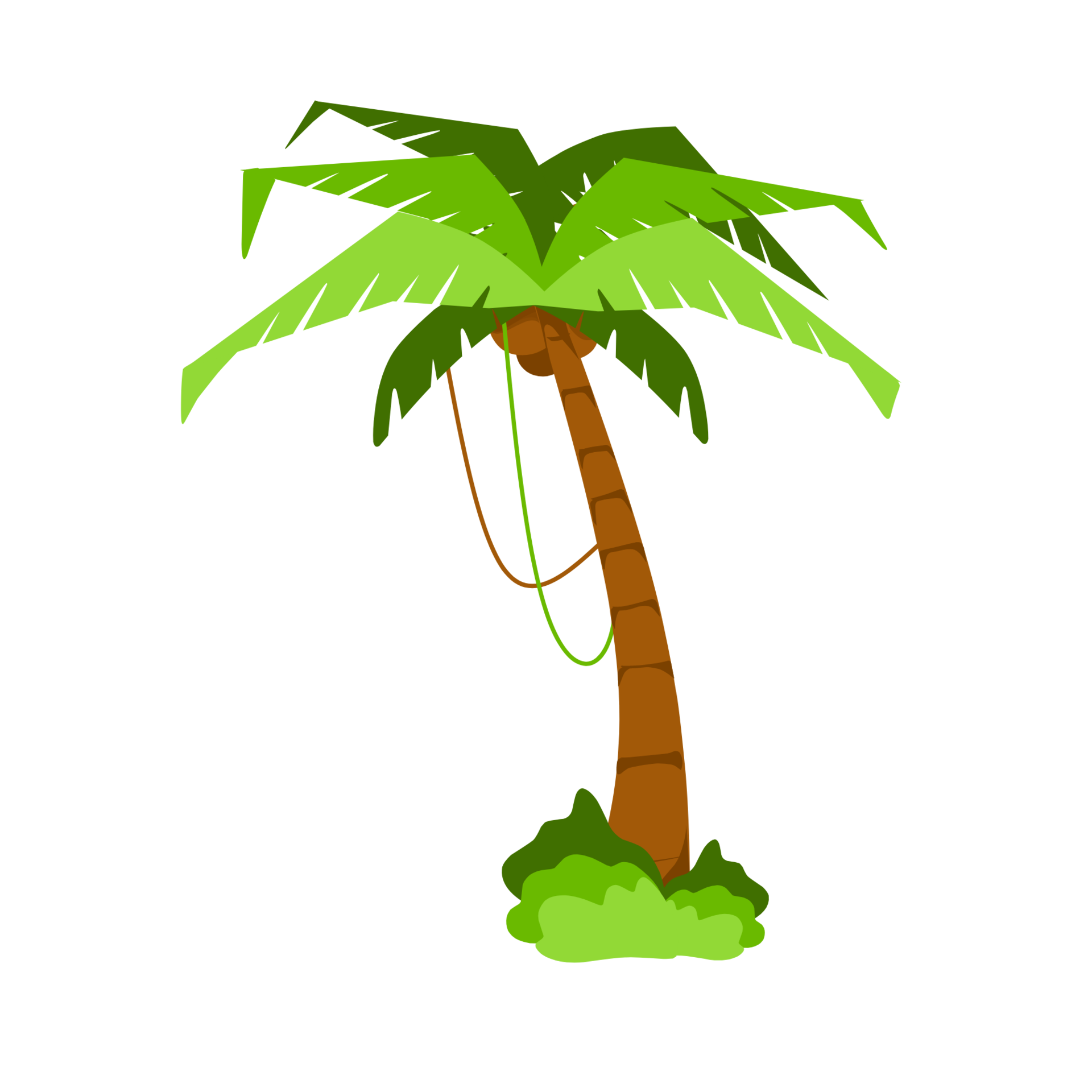 Palm tree clipart 22962272 PNG
