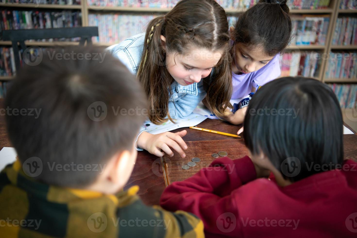 A group of students from an international school that promotes creativity photo