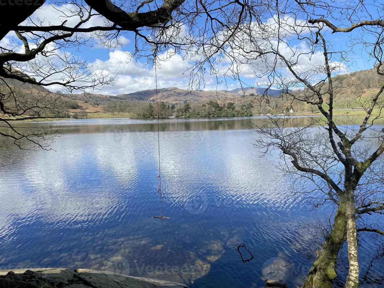 A view of Rydal Water in the Lake District photo