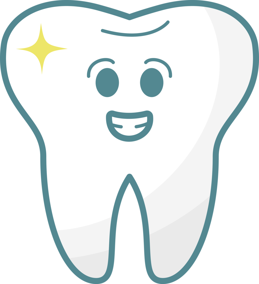 Smiling Healthy Pearly White Tooth png