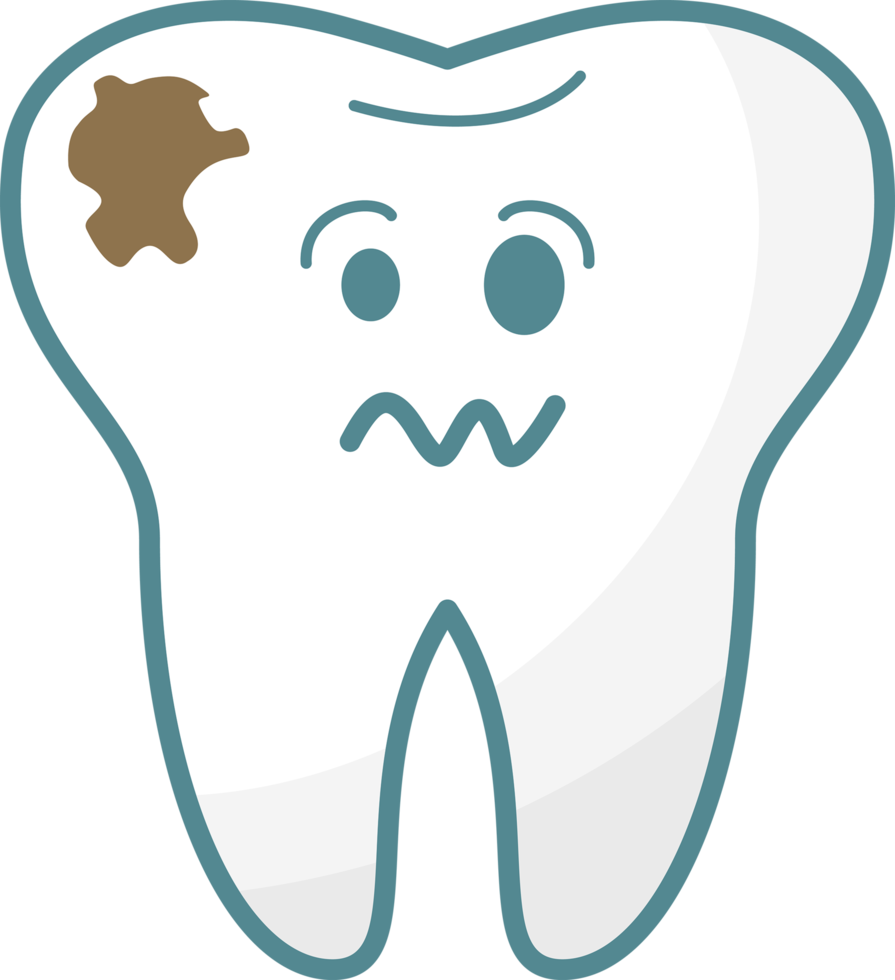 Sad Damaged Bad Tooth png