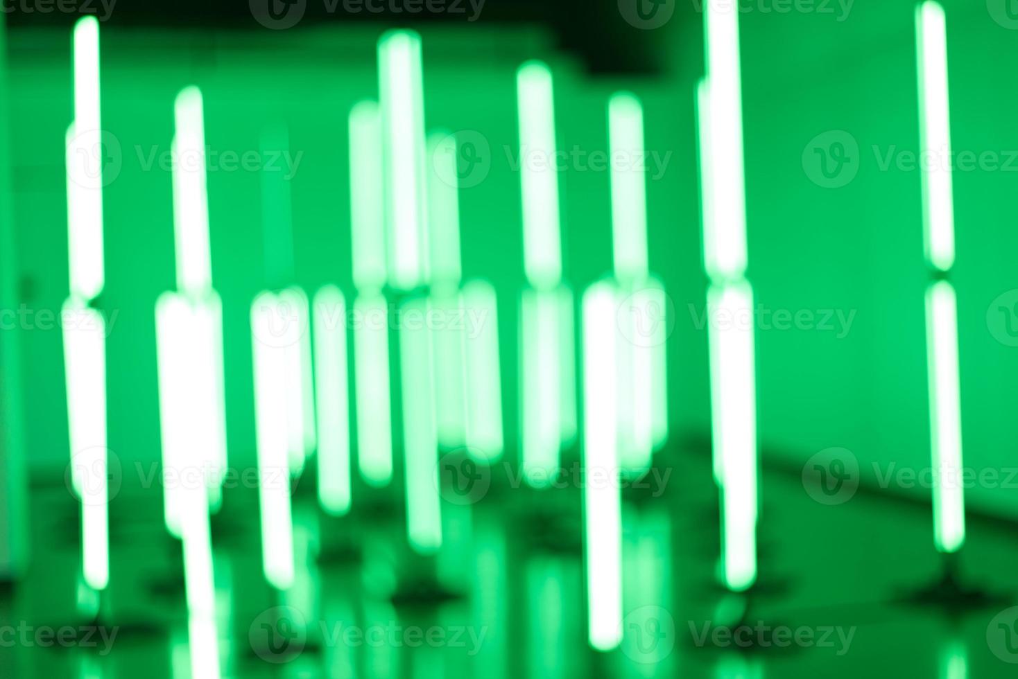 background with green light line bokeh photo