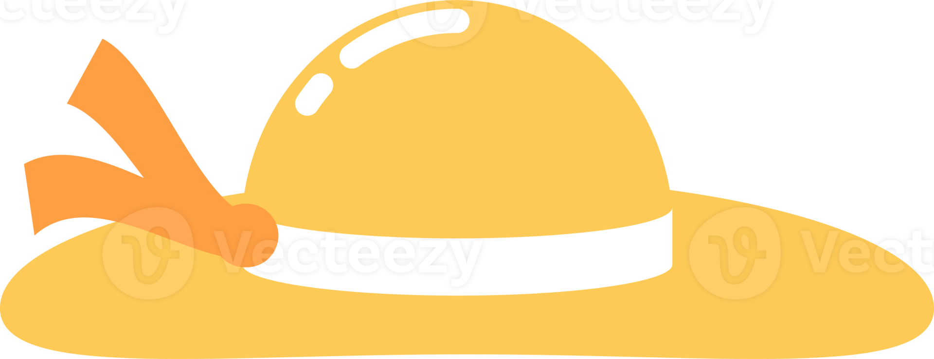 Cartoon straw hat icon. 22963348 PNG