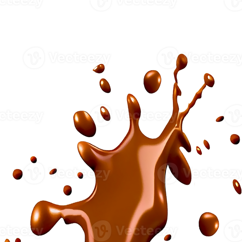 líquido chapoteo chocolate png