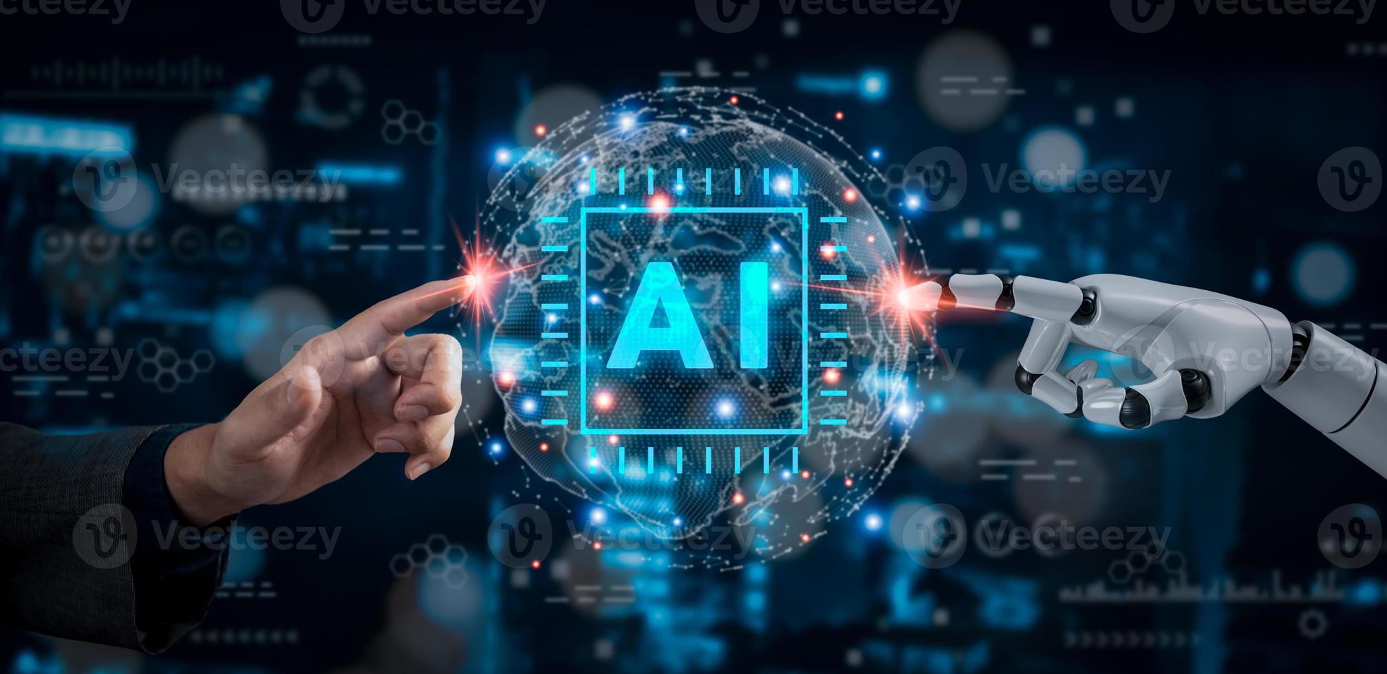 AI chatbots is the process of artificial intelligence between systems and human beings. In other words, AI chatbot is a virtual customer service that can actively interact with the users. photo