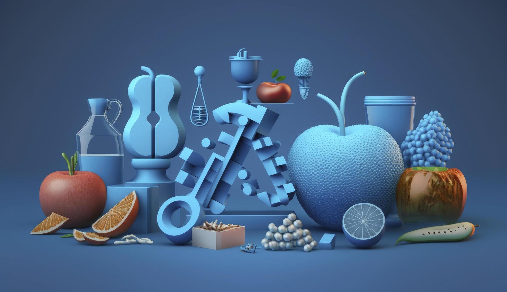 World Mental Health day illustration concept, World Health Day Images, Heartbeat, Stethoscope, world health day April 7, poster, banner, design, theme, 2023, Generate Ai photo