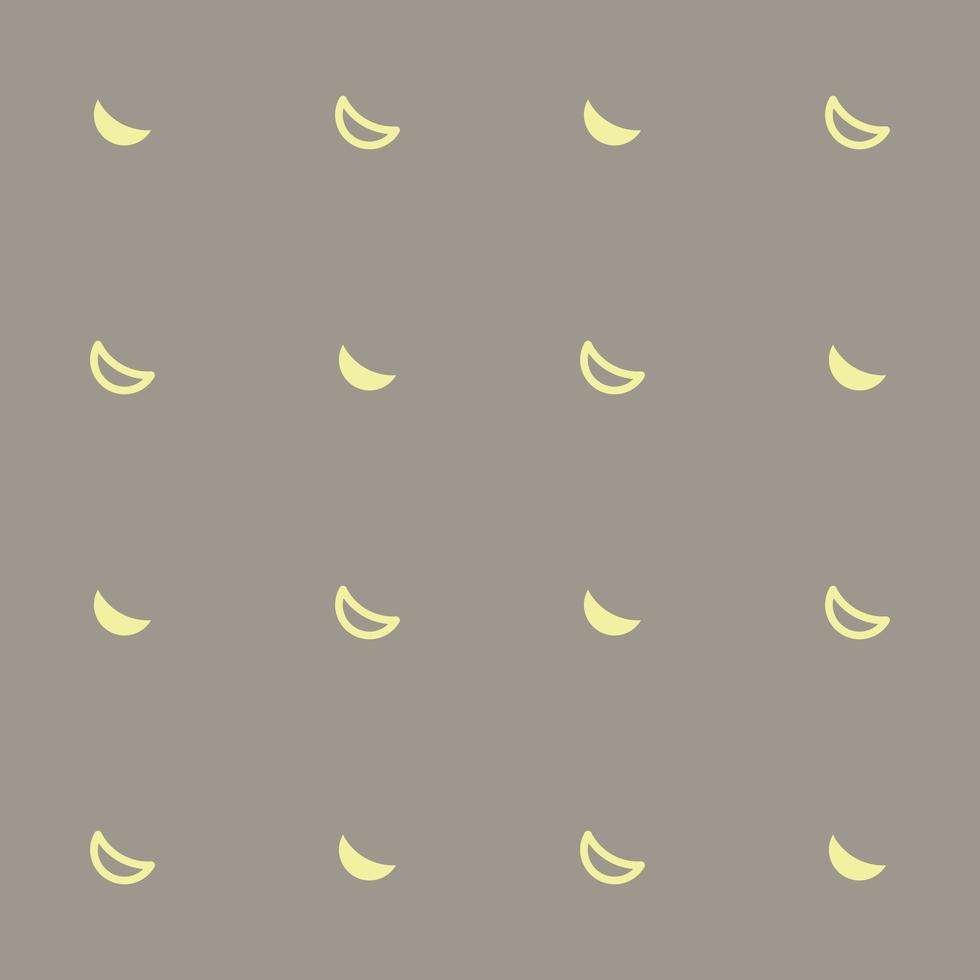 A cute yellow and brown pastel seamless pattern of the moon with a background in Beach Concept Summer Theme, illustration photo