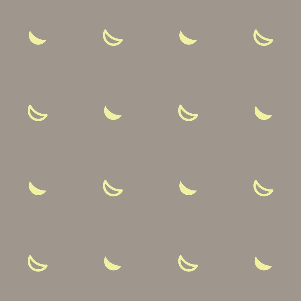 A cute yellow and brown pastel seamless pattern of the moon with a background in Beach Concept Summer Theme, illustration photo