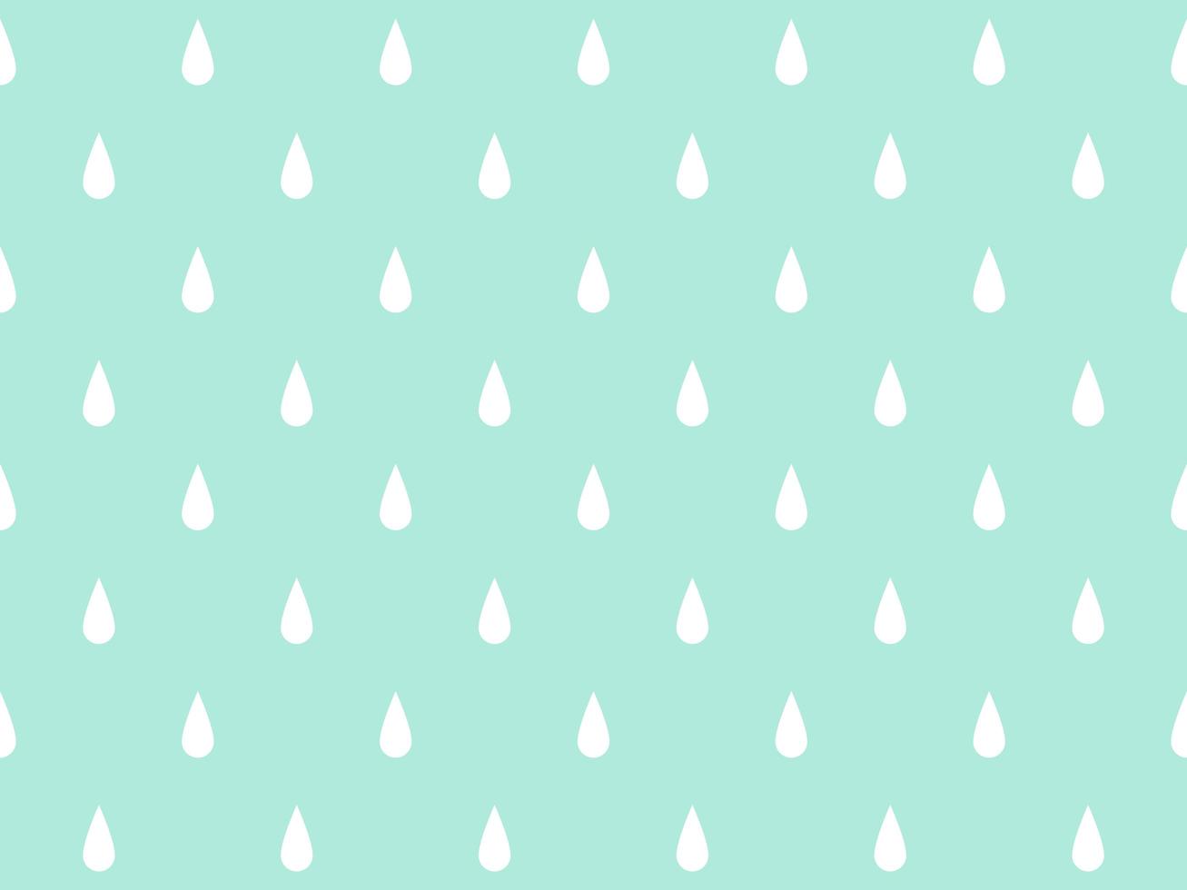 A cute Green and White pastel seamless pattern of the raindrop with a background in Beach Concept Summer Theme, illustration photo