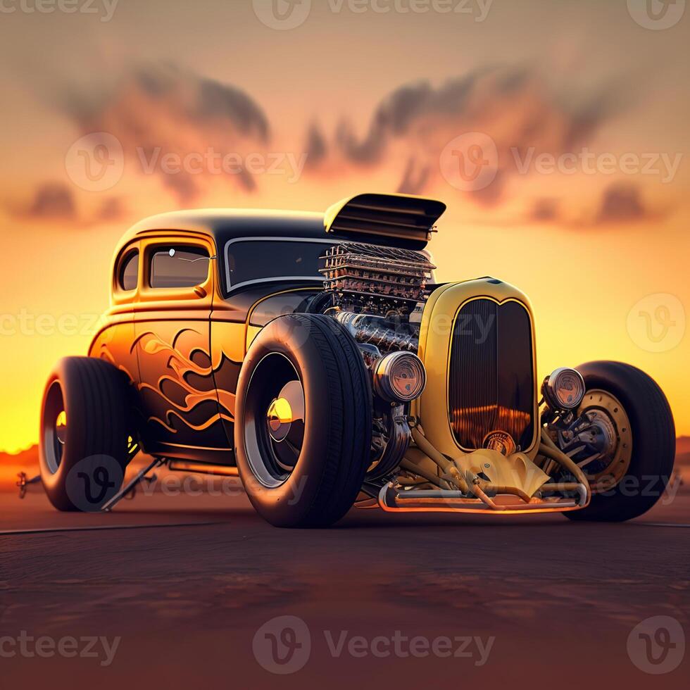 An Amazingly Detailed Hot Rod, photo