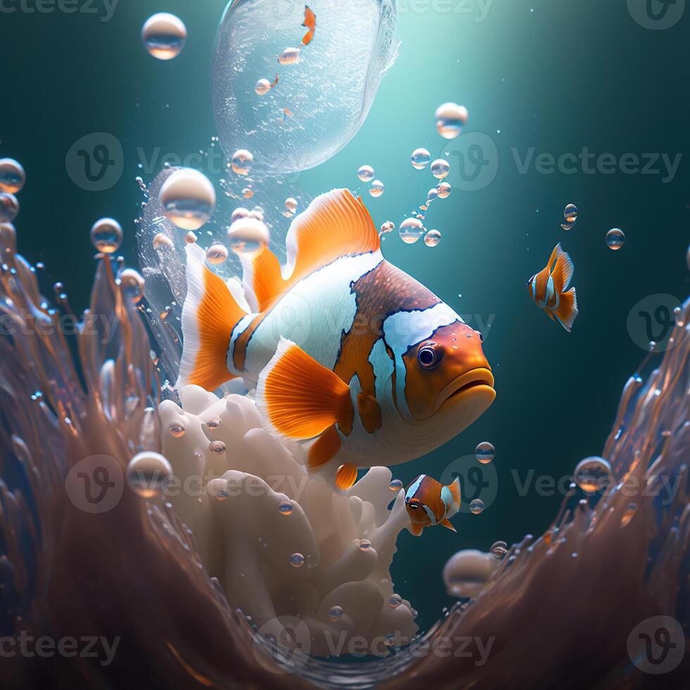 The Vibrant Beauty of Clownfish on Coral Reefs, photo