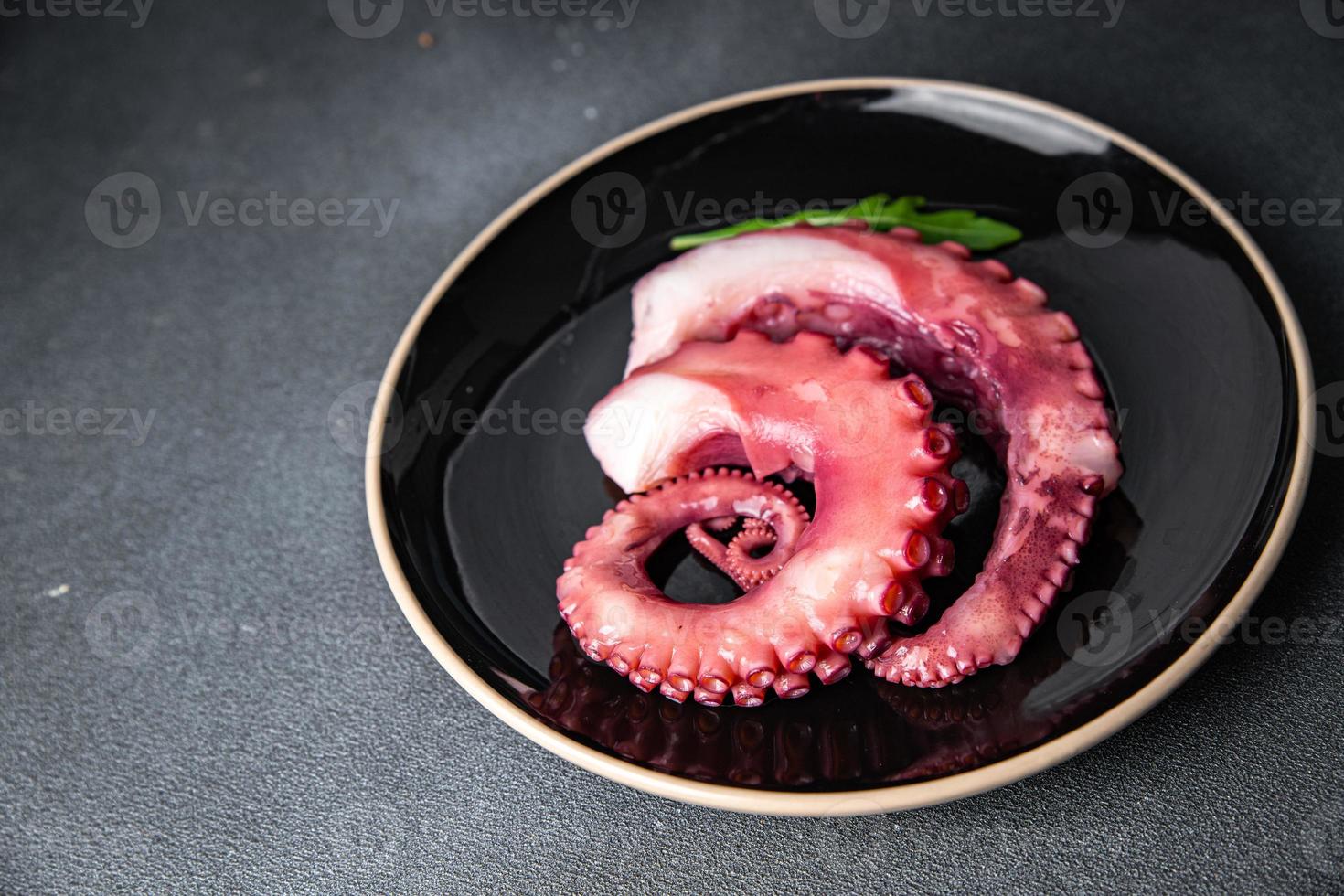 fresh octopus food seafood meal food snack on the table copy space food background rustic top view photo
