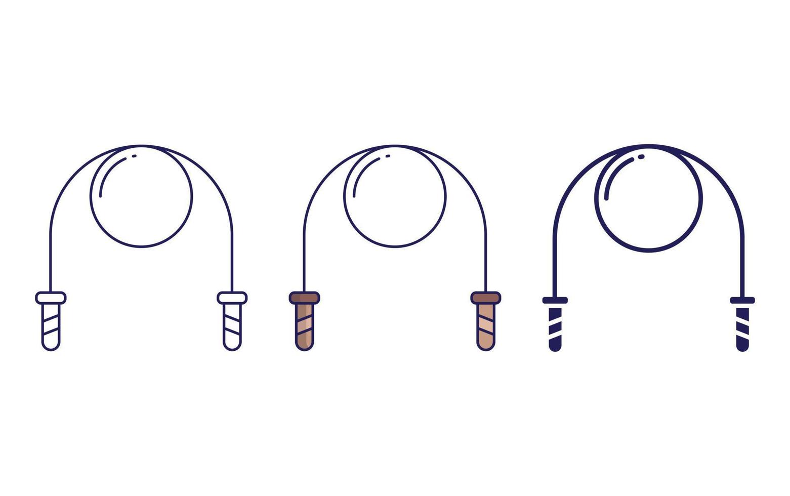 Jumping Rope vector icon