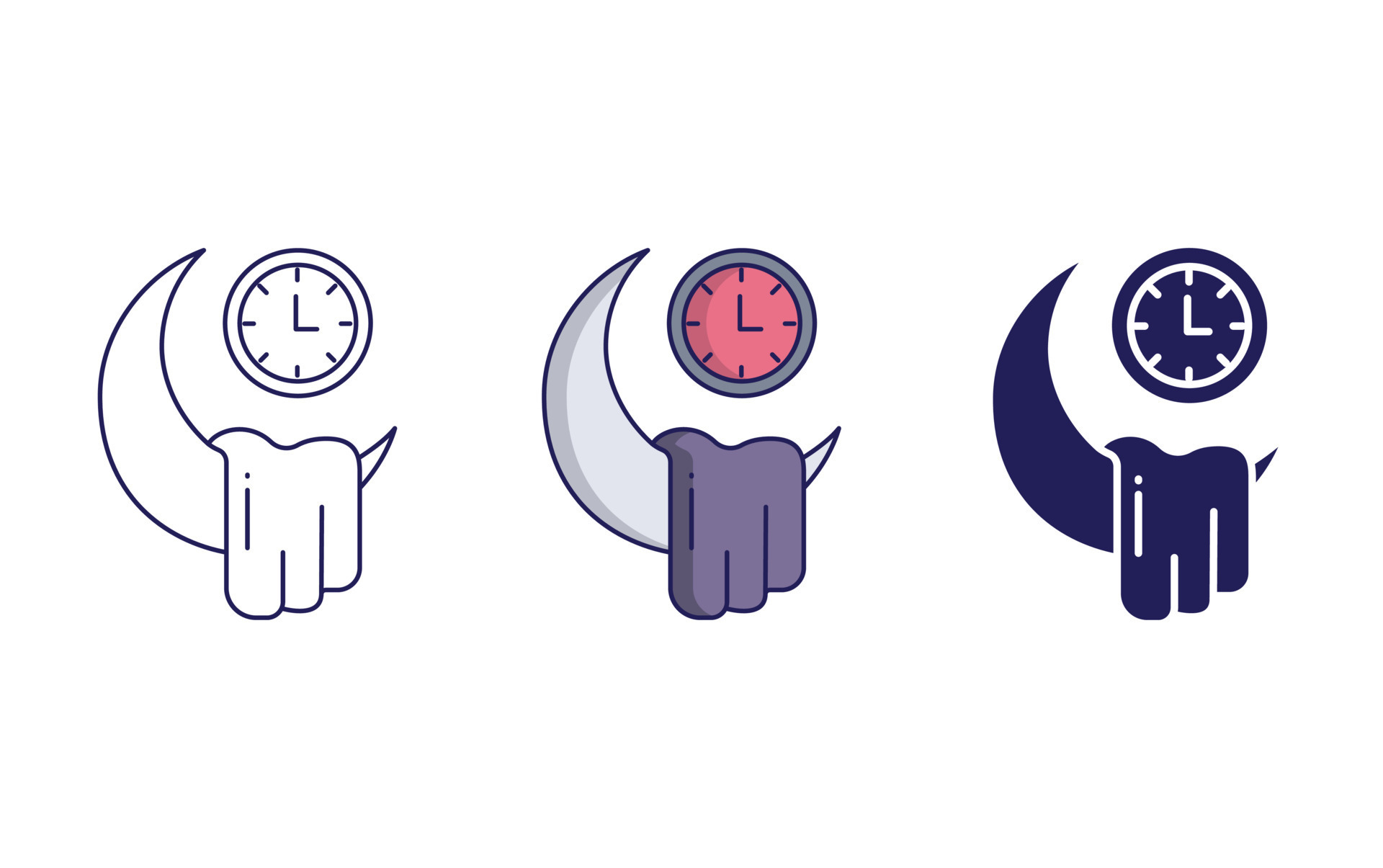 Good Night vector icon 22967008 Vector Art at Vecteezy