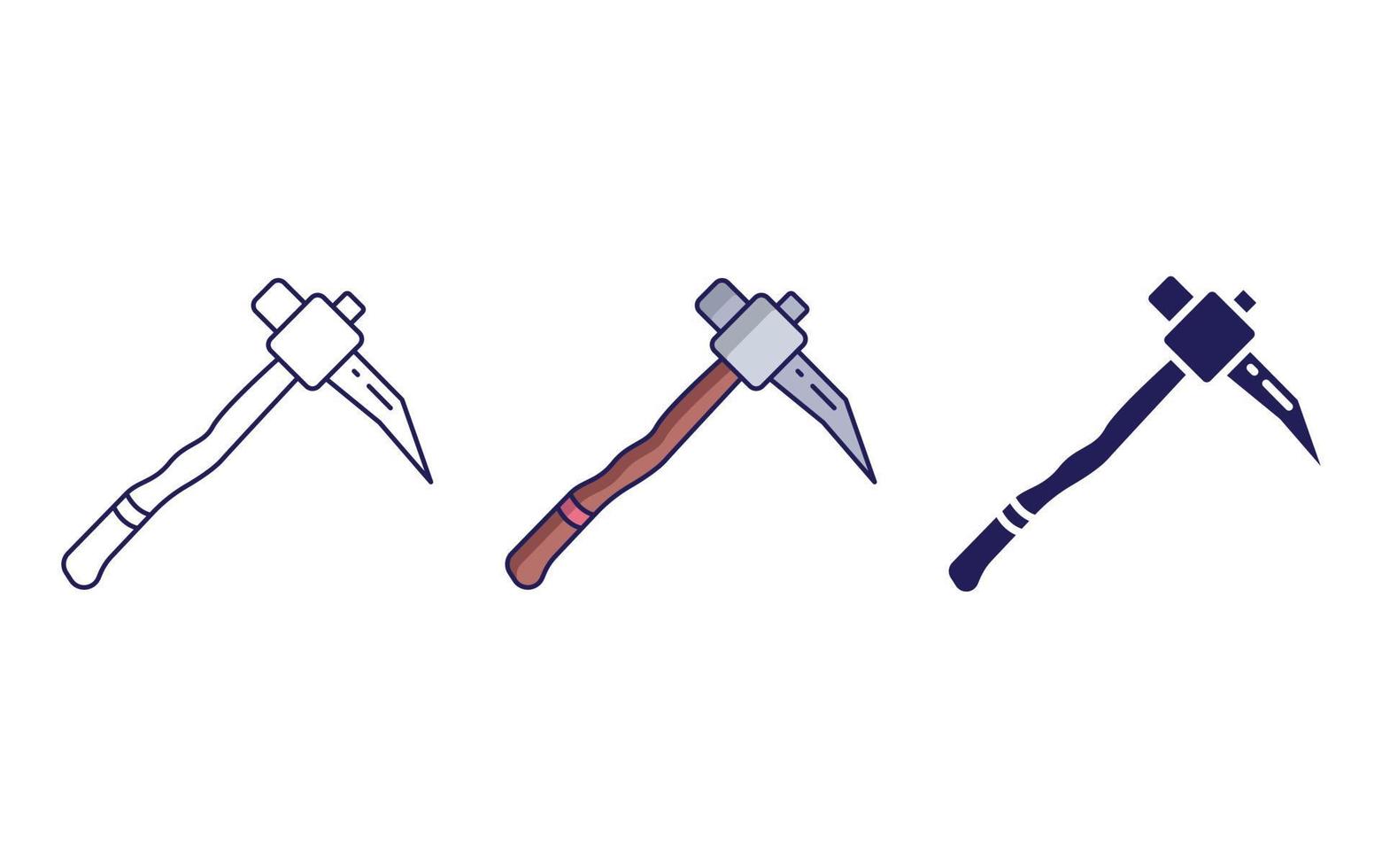 Pickaxe2 vector icon