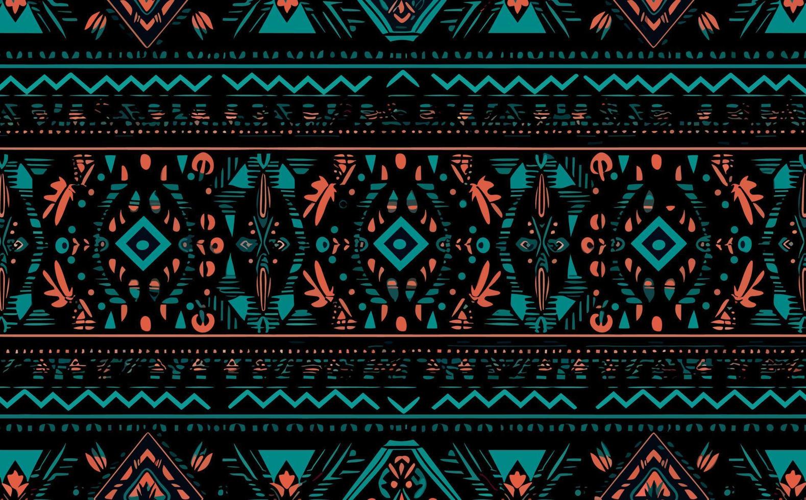 étnico resumen ikat modelo. sin costura modelo en tribal, gente bordado, mexicano estilo. azteca geométrico Arte ornamento diseño de impresión para alfombra, fondo de pantalla, ropa, envase, tela, cubrir, textil vector