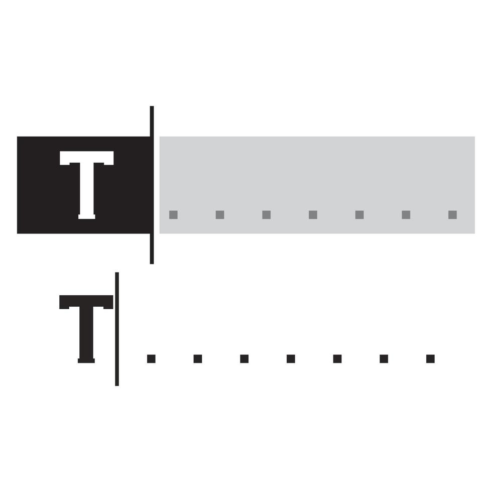 Typing Instruction icon vector