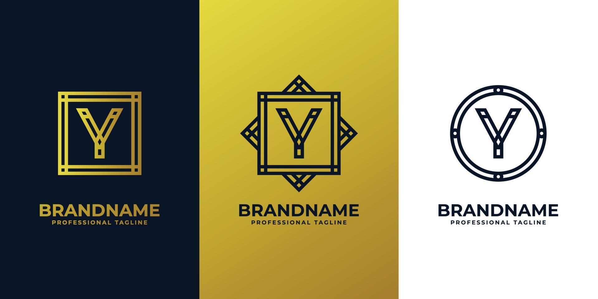 Luxurious Letter Y Logo, suitable for any business with Y initials. vector