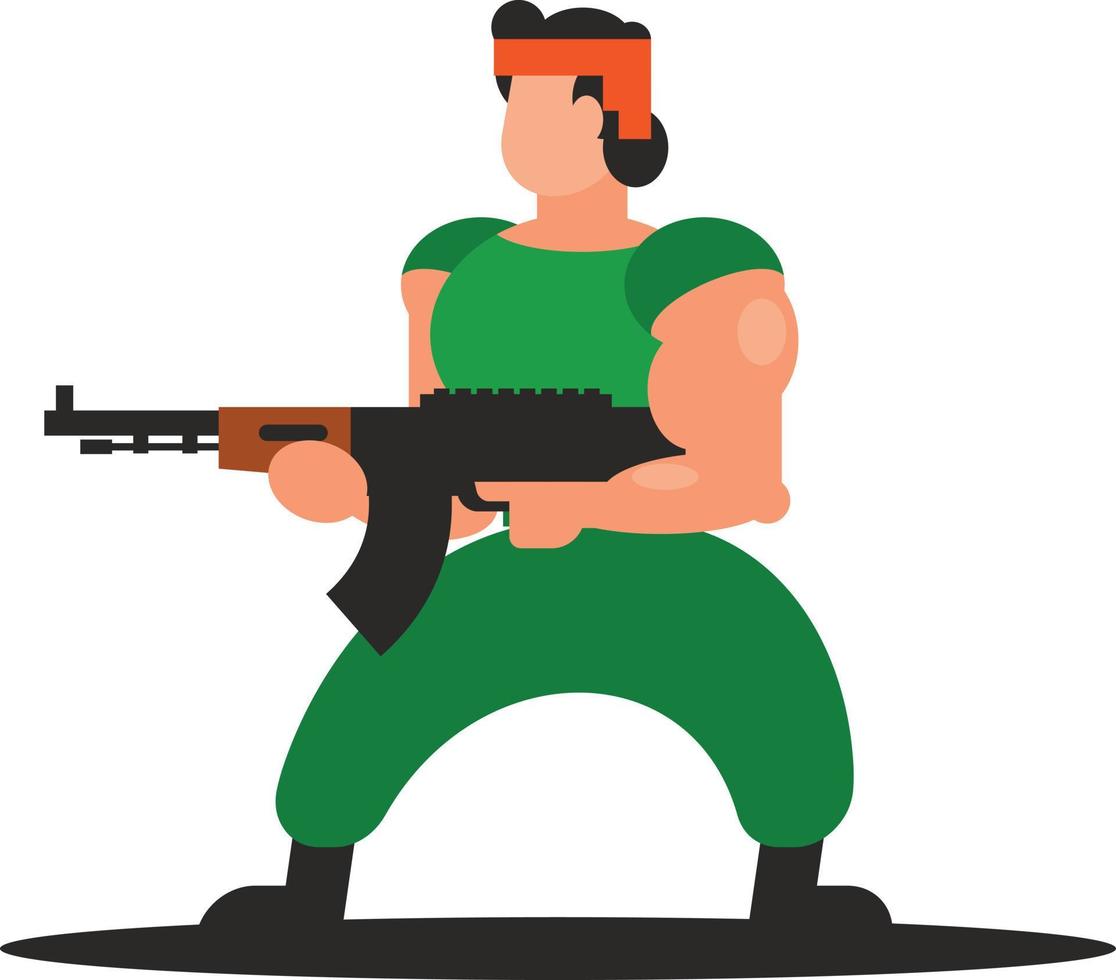 War Hero From Video Games vector
