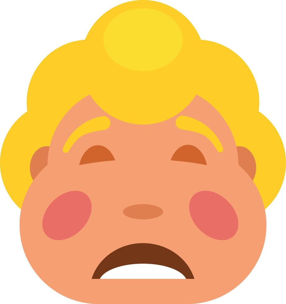 Image Of A Crying Kid vector