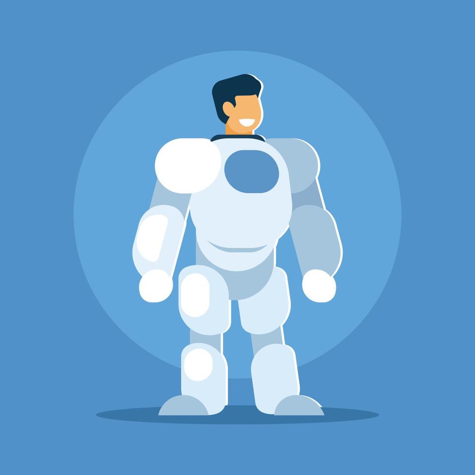 Image Of An Astronaut In A Spacesuit vector