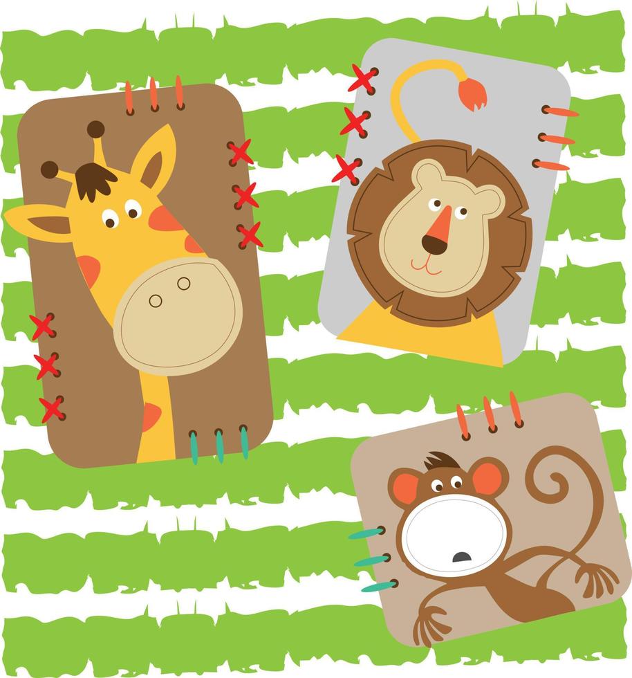SAFARI baby zoo vector