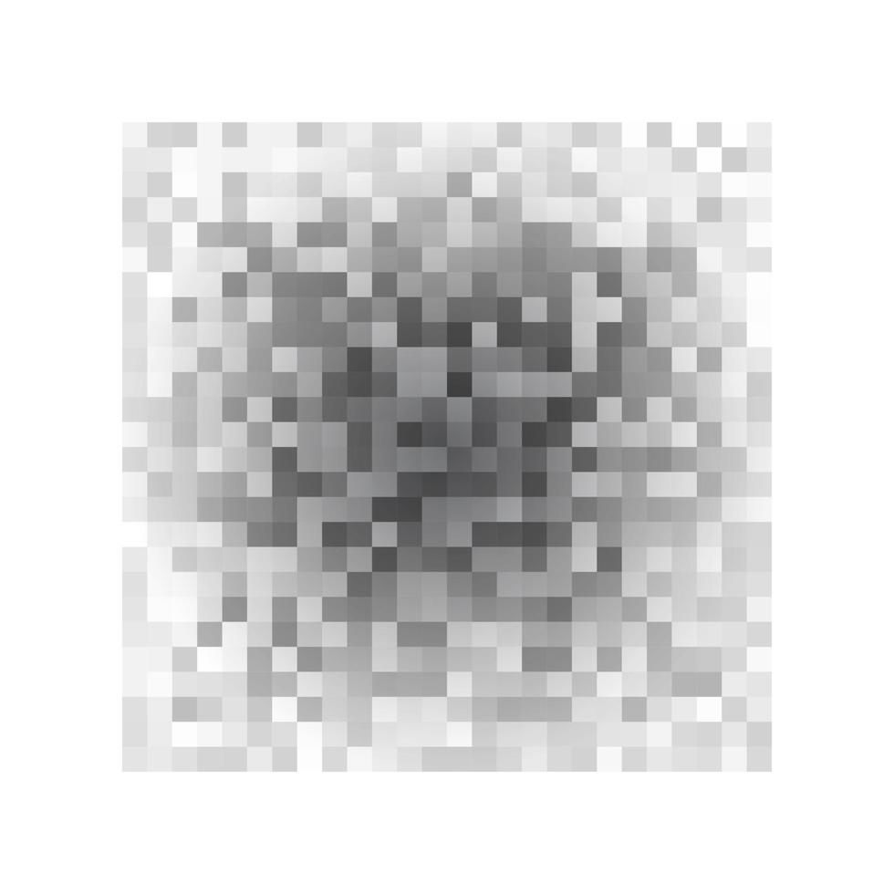 Censored data. Censorship gray mosaic.  Transparent pixels blure area. Private content. Vector illustration isolated on white background