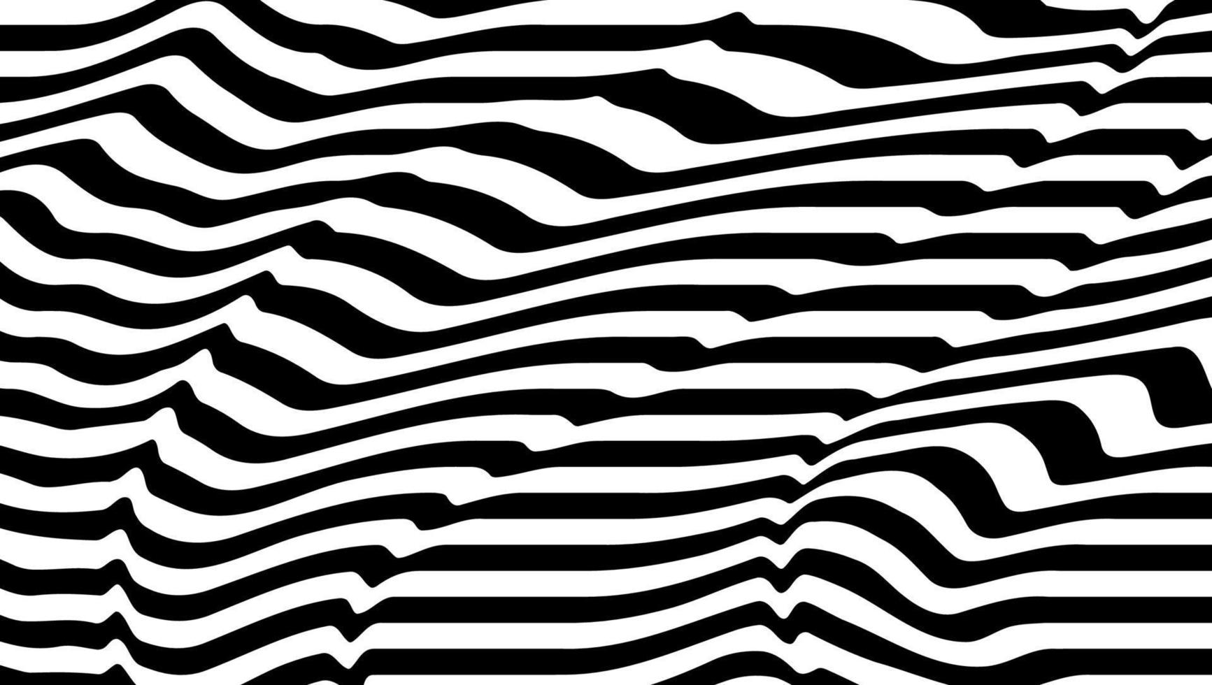 Abstract lines. 3d graphic effect. Stripe vector background. Black ribbons on white backdrop.