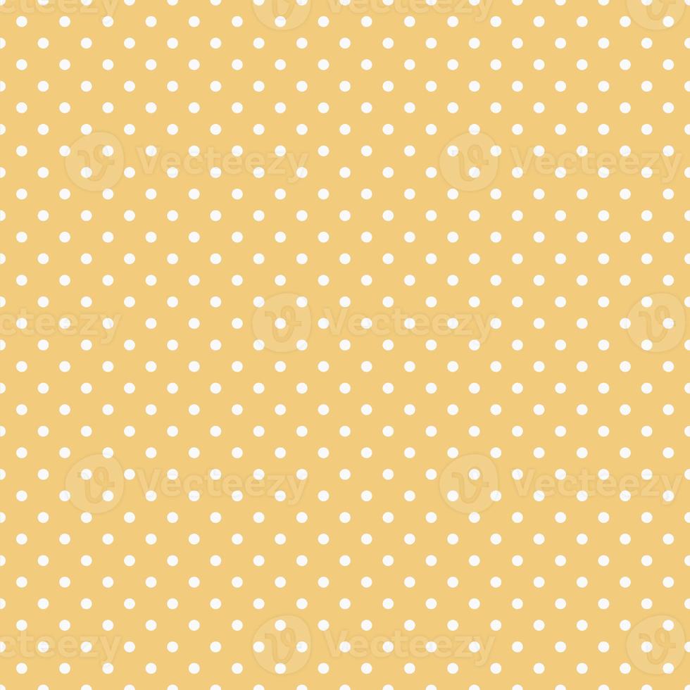 Polka dots seamless patterns, white and yellow, can be used in the design of fashion clothes. Bedding, curtains, tablecloths photo