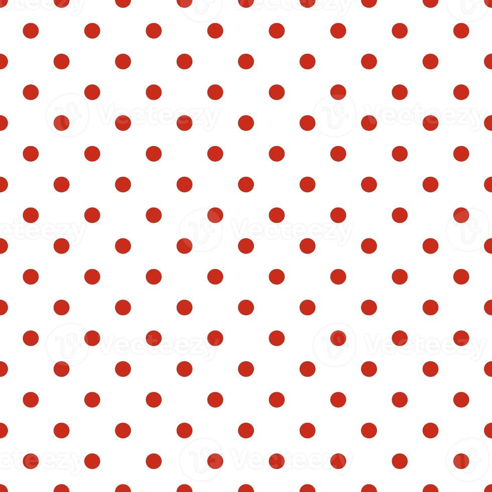 Polka dot seamless pattern, red and white can be used in decorative designs. fashion clothes Bedding sets, curtains, tablecloths, notebooks photo