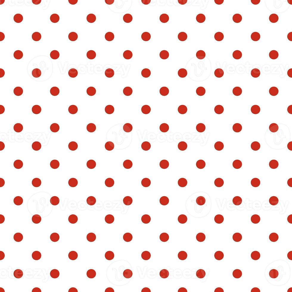 Polka dot seamless pattern, red and white can be used in decorative designs. fashion clothes Bedding sets, curtains, tablecloths, notebooks photo