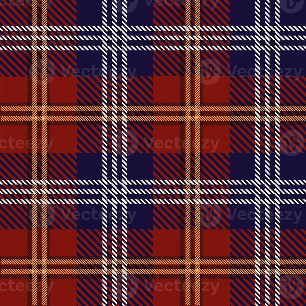 Tartan seamless pattern, blue and red, can be used in the design of fashion clothes, bedding, curtains, tablecloths. photo