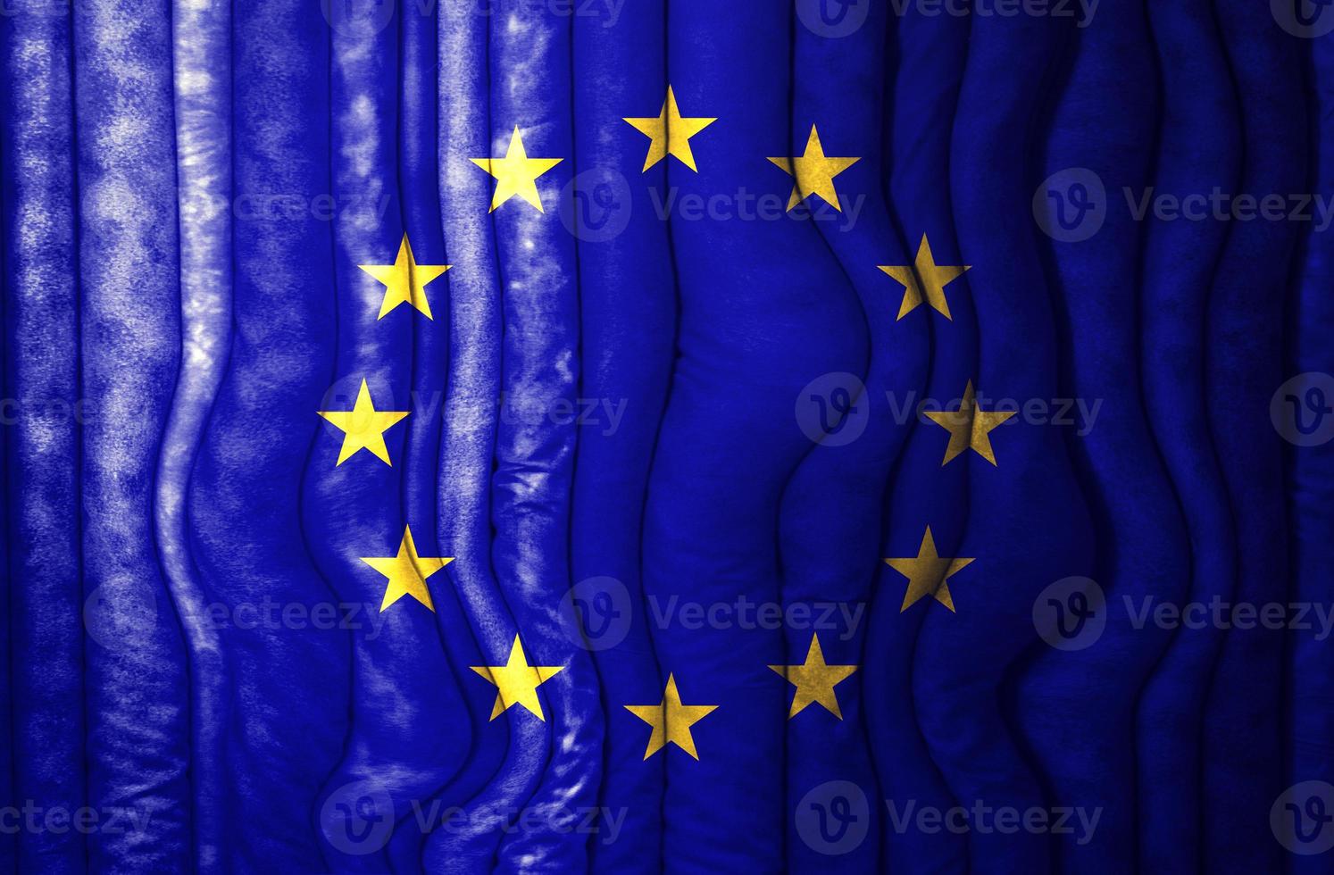 Abstract European flag photo