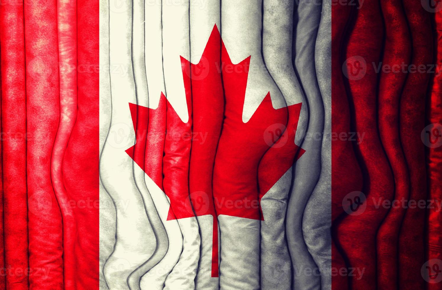 Abstract Canadian flag photo