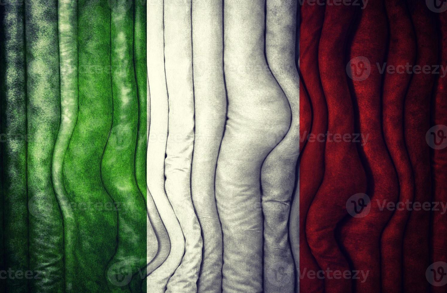 Abstract Italian flag photo