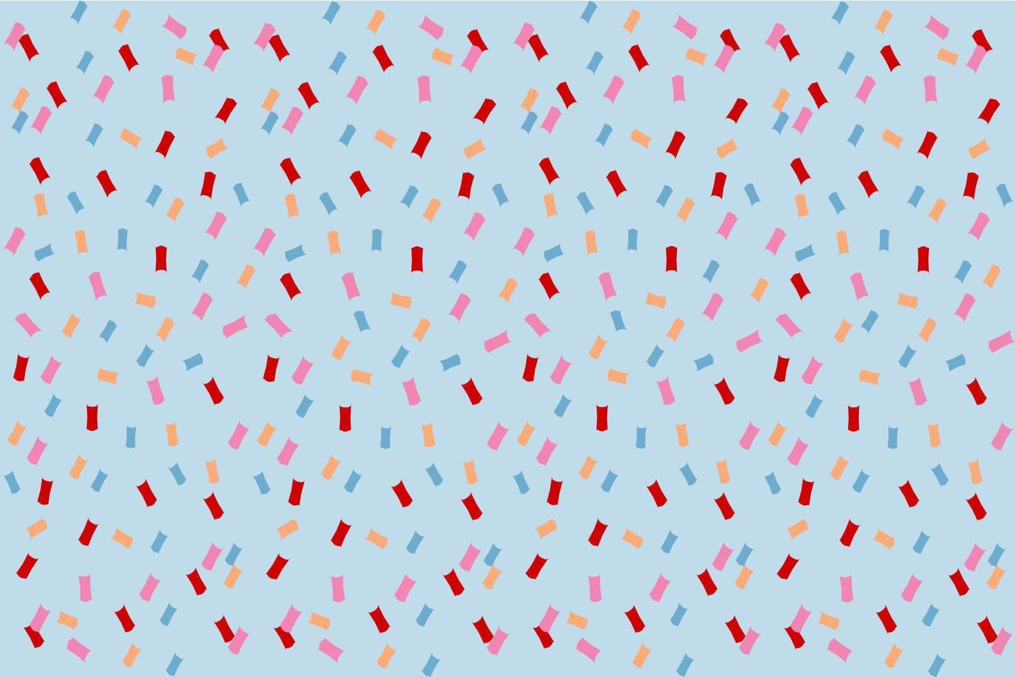 Confetti sprinkles background vector illustration