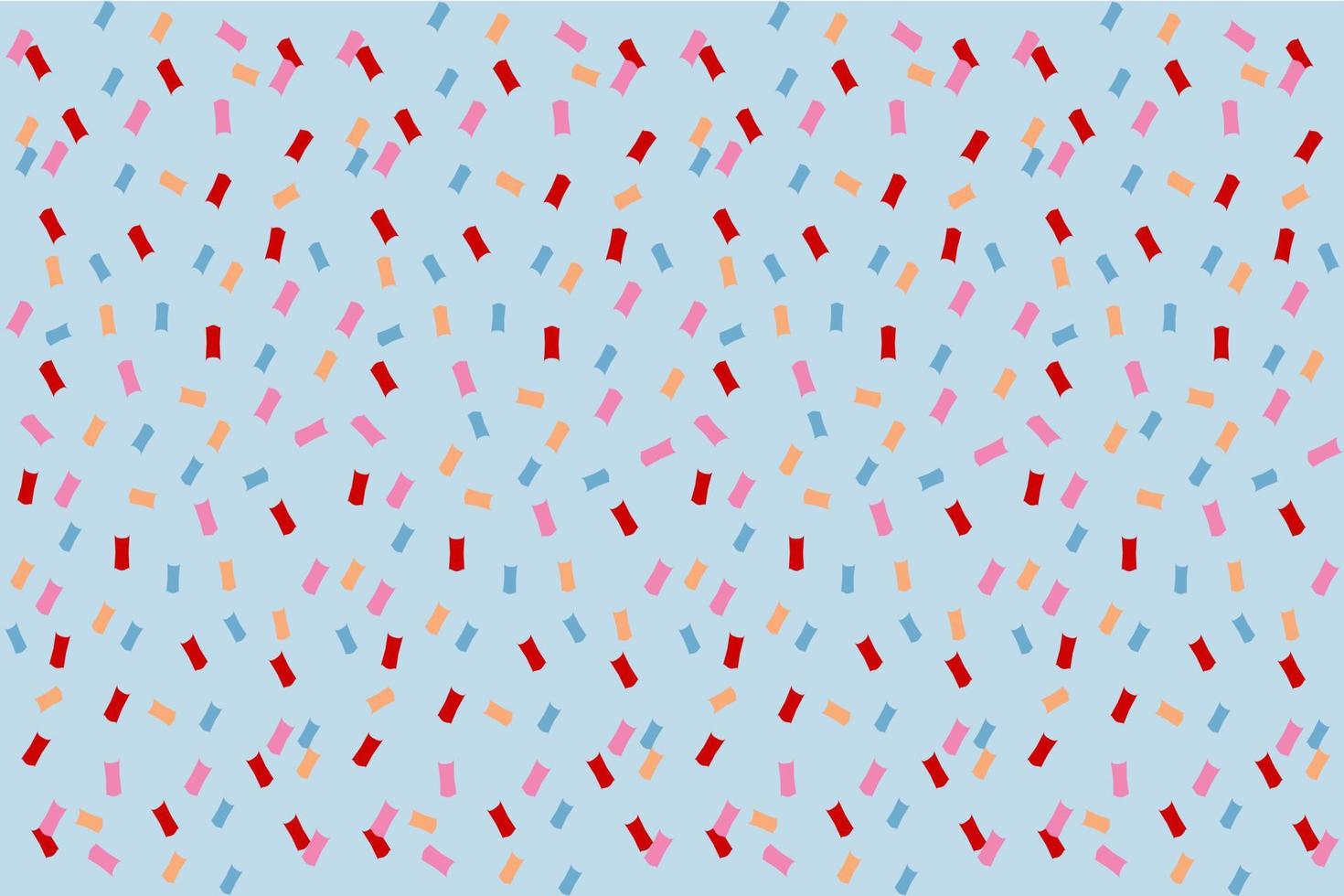 Confetti sprinkles background vector illustration