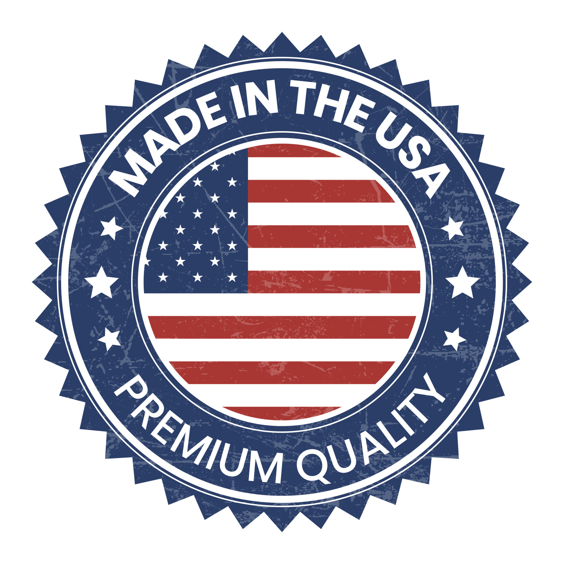 made in usa badge, made in the usa emblem, american flag, made in usa