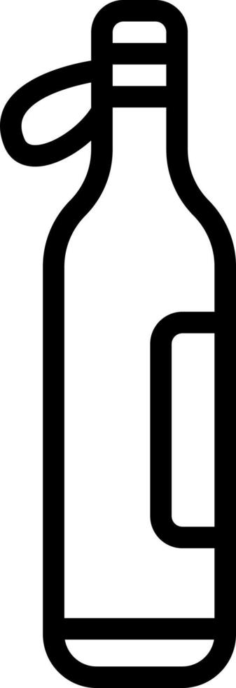 line icon for bottle vector