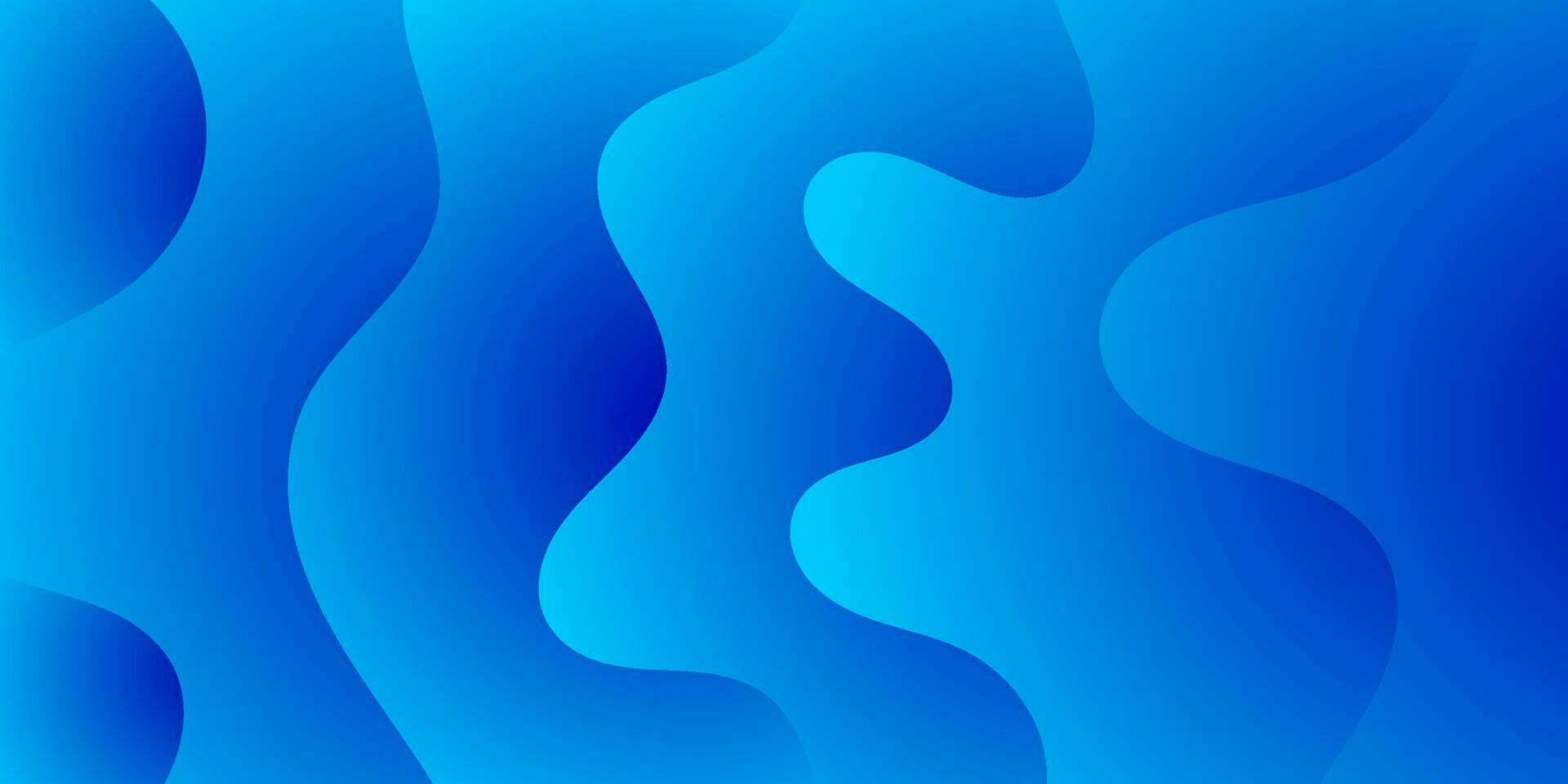 abstract blue background with waves vector