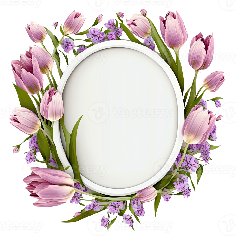 Natural Floral Empty Frame. png