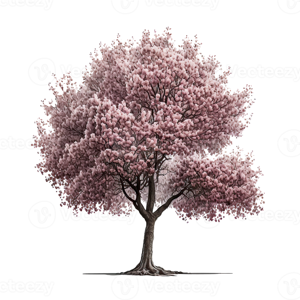 Cerise fleur arbre isolé png