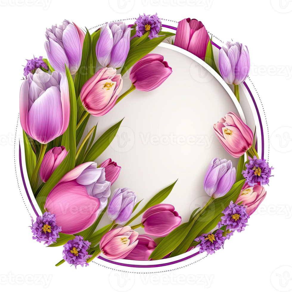 Natural Floral Empty Frame. png