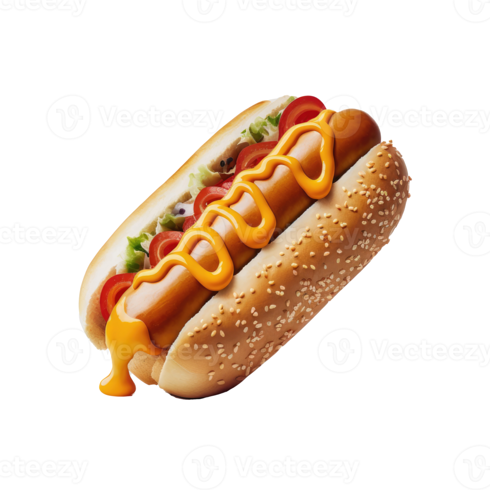 Tasty Hot Dog Isolated png